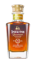 Коньяк «Троекуров» 5 лет 40% 0.1л