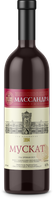 Вино «Массандра Мускат розовый» розовое крепленое мускат крым 16% 0.75л