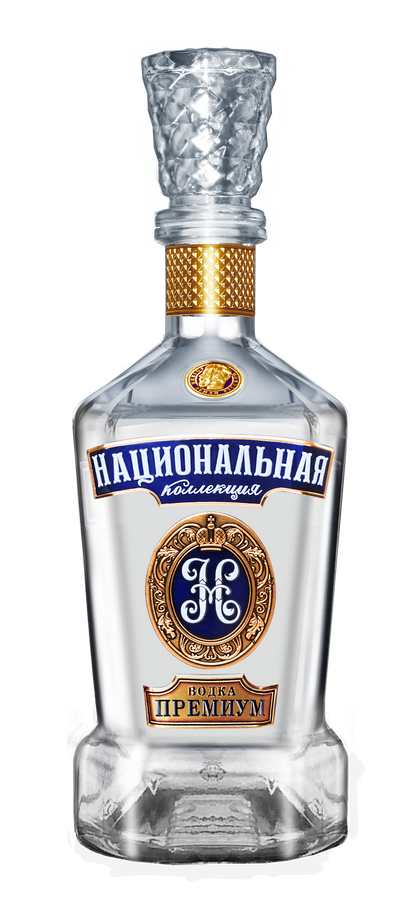 Водка «Национальная Коллекция Премиум» особая фляга 40% 0.7л