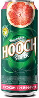 Напиток «Хуууч Супер Грейпфрут» газированный 7.2% 0.45л
