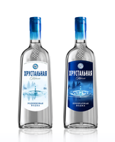 Водка «Хрустальная Капля Прозрачная» 38% 0.5л