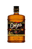 Настойка «Омуль Медовая с Перцем» горькая фляга 35% 0.5л