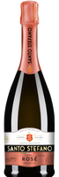 Напиток «Santo Stefano Розовый» газированный розовый п/сл. 8% 0.75л