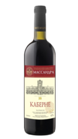 Вино «Массандра Каберне Ординарное» красное сухое каберне совиньон крым 12% 0.75л