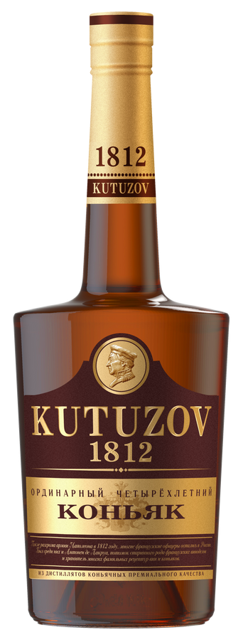 Коньяк «Жемчужина Ставрополья Кутузов» 40% 0.5л