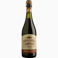 Игристое вино «Cavicchioli Lambrusco Rosso» красное полусладкое жемчужное ламбруско 7.5% 0.75л