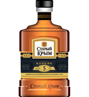 Коньяк «Старый Крым 5 лет выдержки» крым 40% 0.1л