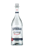 Водка «Зимняя Деревенька На солодовом спирте Альфа» 40% 0.375л