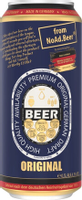 Пиво «НоАд.Бир Оригинал» светлое пастеризованное 4.1% 0.5л