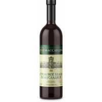 Вино «Массандра Полусладкое белое» крым 12% 0.75л