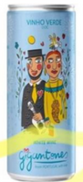 Вино «Gigantones Vinho Verde» белое полусухое винью верде 9.5% 0.25л
