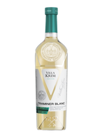 Вино «Villa Krim Traminer Blanc» белое полусладкое ординарное траминер крым 10.5% 0.75л