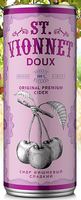 Сидр «Св. Вионне Вишнёвый» плодовый газированный пастеризованный фильтрованный сладкий Вишня 5% 0.25л