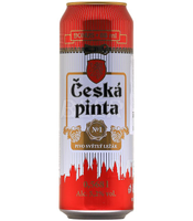 «Ческа Пинта №1 Лежак» светлое пастеризованное 5.2% 0.568л